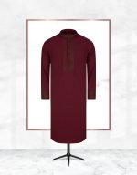 Exquisite Embroidery Work Panjabi. RR-383 - Image 4