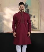 Exquisite Embroidery Work Panjabi. RR-383