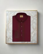 Exquisite Embroidery Work Panjabi. RR-383 - Image 3