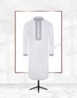 Exquisite Embroidery Work Panjabi. RR-384 - Image 7