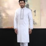 Exquisite Embroidery Work Panjabi. RR-384