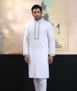 Exquisite Embroidery Work Panjabi. RR-384