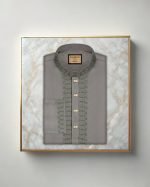 Exquisite Embroidery Work Panjabi. RR-385 - Image 3