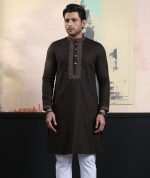 Exquisite Embroidery Work Panjabi. RR-386