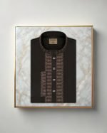 Exquisite Embroidery Work Panjabi. RR-386 - Image 3