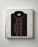 Exquisite Embroidery Work Panjabi. RR-388 - Image 3