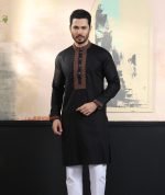 Exquisite Embroidery Work Panjabi. RR-388