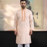 Exquisite Embroidery Work Panjabi. RR-389