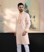 Exquisite Embroidery Work Panjabi. RR-389 - Image 3