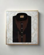 Exquisite Embroidery Work Panjabi. RR-393 - Image 3