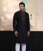 Exquisite Embroidery Work Panjabi. RR-393 - Image 6