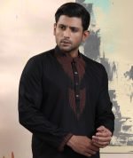 Exquisite Embroidery Work Panjabi. RR-393 - Image 4