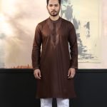 Exquisite Embroidery Work Panjabi. RR-397