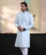 Exquisite Embroidery Work Panjabi. RR-400 - Image 3