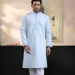 Exquisite Embroidery Work Panjabi. RR-400