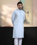 Exquisite Embroidery Work Panjabi. RR-400 - Image 4