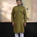 Exquisite Embroidery Work Panjabi. RR-401