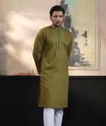 Exquisite Embroidery Work Panjabi. RR-401 - Image 3