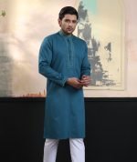 Exquisite Embroidery Work Panjabi. RR-402 - Image 3