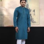 Exquisite Embroidery Work Panjabi. RR-402