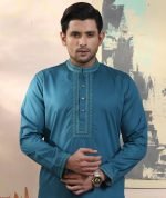 Exquisite Embroidery Work Panjabi. RR-402 - Image 2