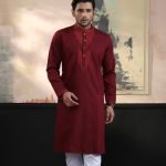 Exquisite Embroidery Work Panjabi. RR-404