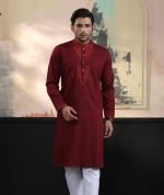 Exquisite Embroidery Work Panjabi. RR-404