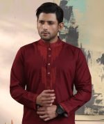 Exquisite Embroidery Work Panjabi. RR-404 - Image 2