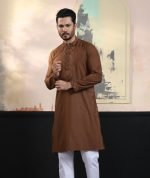 Exquisite Embroidery Work Panjabi. RR-406 - Image 8