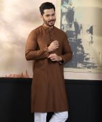 Exquisite Embroidery Work Panjabi. RR-406 - Image 6