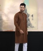 Exquisite Embroidery Work Panjabi. RR-406 - Image 7