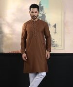 Exquisite Embroidery Work Panjabi. RR-406