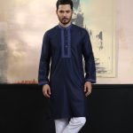 Exquisite Embroidery Work Panjabi. RR-409