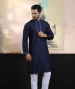 Exquisite Embroidery Work Panjabi. RR-409 - Image 5