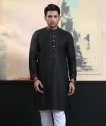 Exquisite Embroidery Work Panjabi. RR-410