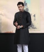 Exquisite Embroidery Work Panjabi. RR-410 - Image 7