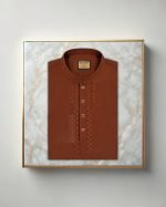 Exquisite Embroidery Work Panjabi. RR-413 - Image 3