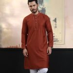 Exquisite Embroidery Work Panjabi. RR-413