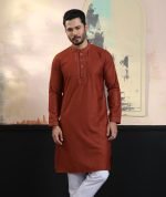 Exquisite Embroidery Work Panjabi. RR-413