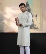 Exquisite Embroidery Work Panjabi. RR-418 - Image 5