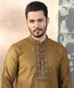 Exquisite Embroidery Work Panjabi. RR-419 - Image 4