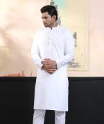 Exquisite Embroidery Work Panjabi. RR-420 - Image 6