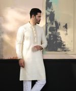 Exquisite Embroidery Work Panjabi. RR-423 - Image 6