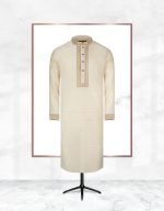 Exquisite Embroidery Work Panjabi. RR-423 - Image 5