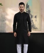 Exquisite Embroidery Work Panjabi. RR-425