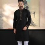 Exquisite Embroidery Work Panjabi. RR-426