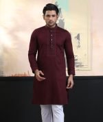 Exquisite Embroidery Work Panjabi. RR-476