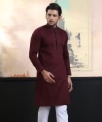 Exquisite Embroidery Work Panjabi. RR-476 - Image 3