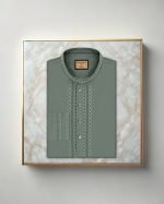 Exquisite Embroidery Work Panjabi. RR-434 - Image 3