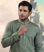 Exquisite Embroidery Work Panjabi. RR-434 - Image 4